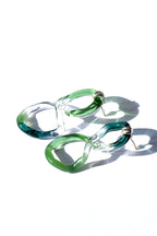 INTERCONEXION M EARRINGS IN GREENS