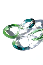 INTERCONEXION M EARRINGS IN GREENS