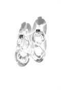 INTERCONEXION M EARRINGS IN TRANSPARENT