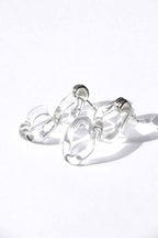INTERCONEXION M EARRINGS IN TRANSPARENT