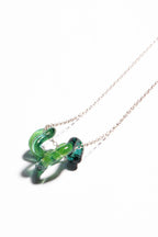 INTERCONEXION PENDANT IN GREEN