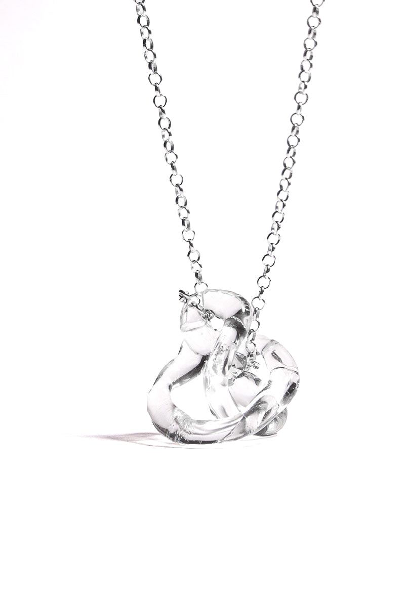 INTERCONEXION PENDANT IN TRANSPARENT