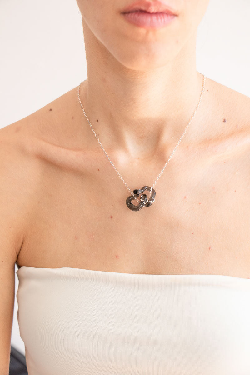 INTERCONEXION PENDANT IN SMOKE
