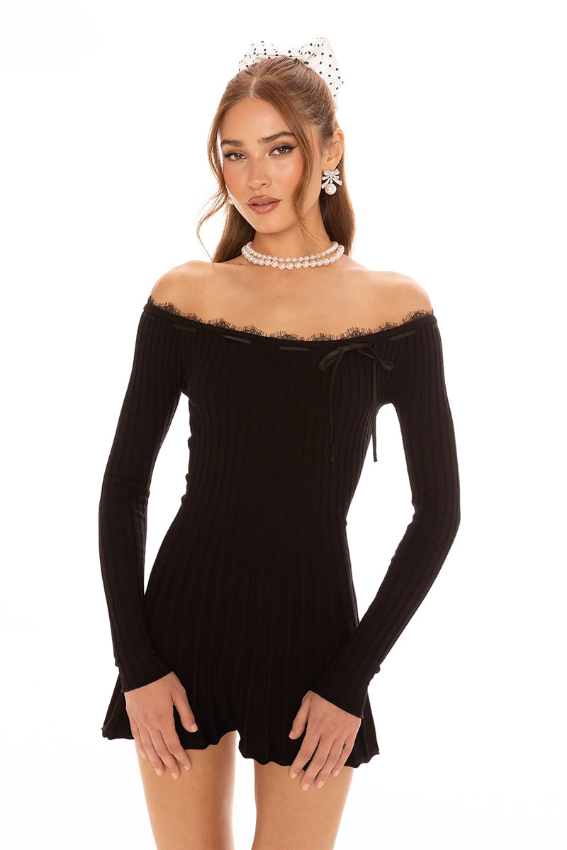 JENNA DRESS IN BLACK