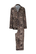JUNGLE LEOPARD WOMEN'S SILK PAJAMA SET IN LEOPARD