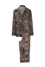JUNGLE LEOPARD WOMEN'S SILK PAJAMA SET IN LEOPARD