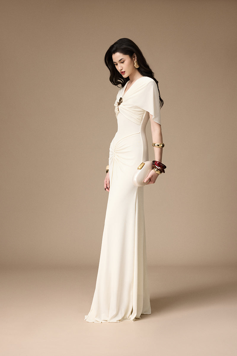 LA PERLA DRESS IN IVORY