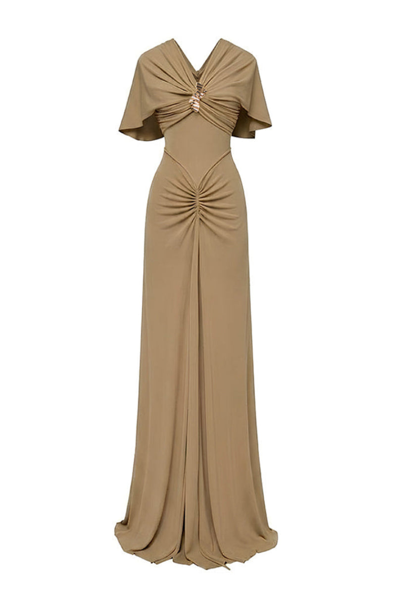 LA PERLA DRESS IN KHAKI