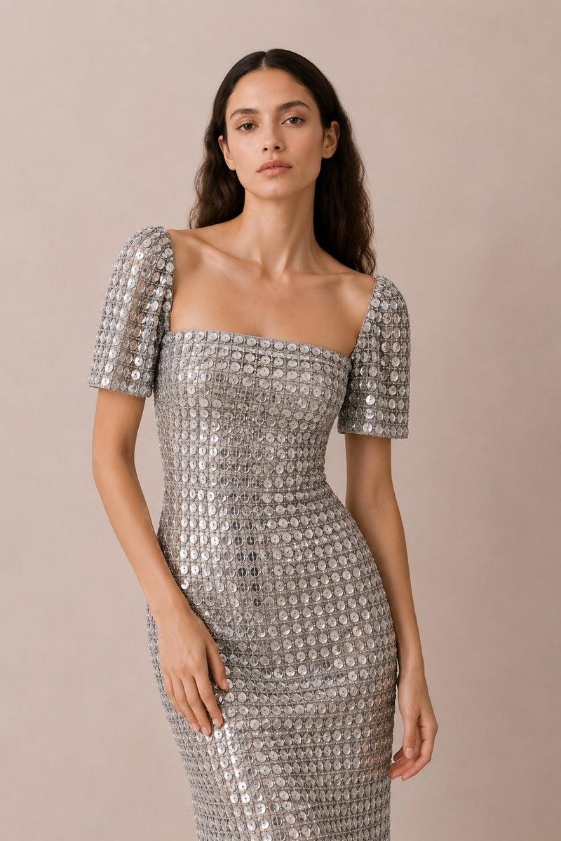 LUJAIN SEQUIN DRESS