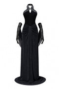 MANDOLIN DRESS IN BLACK