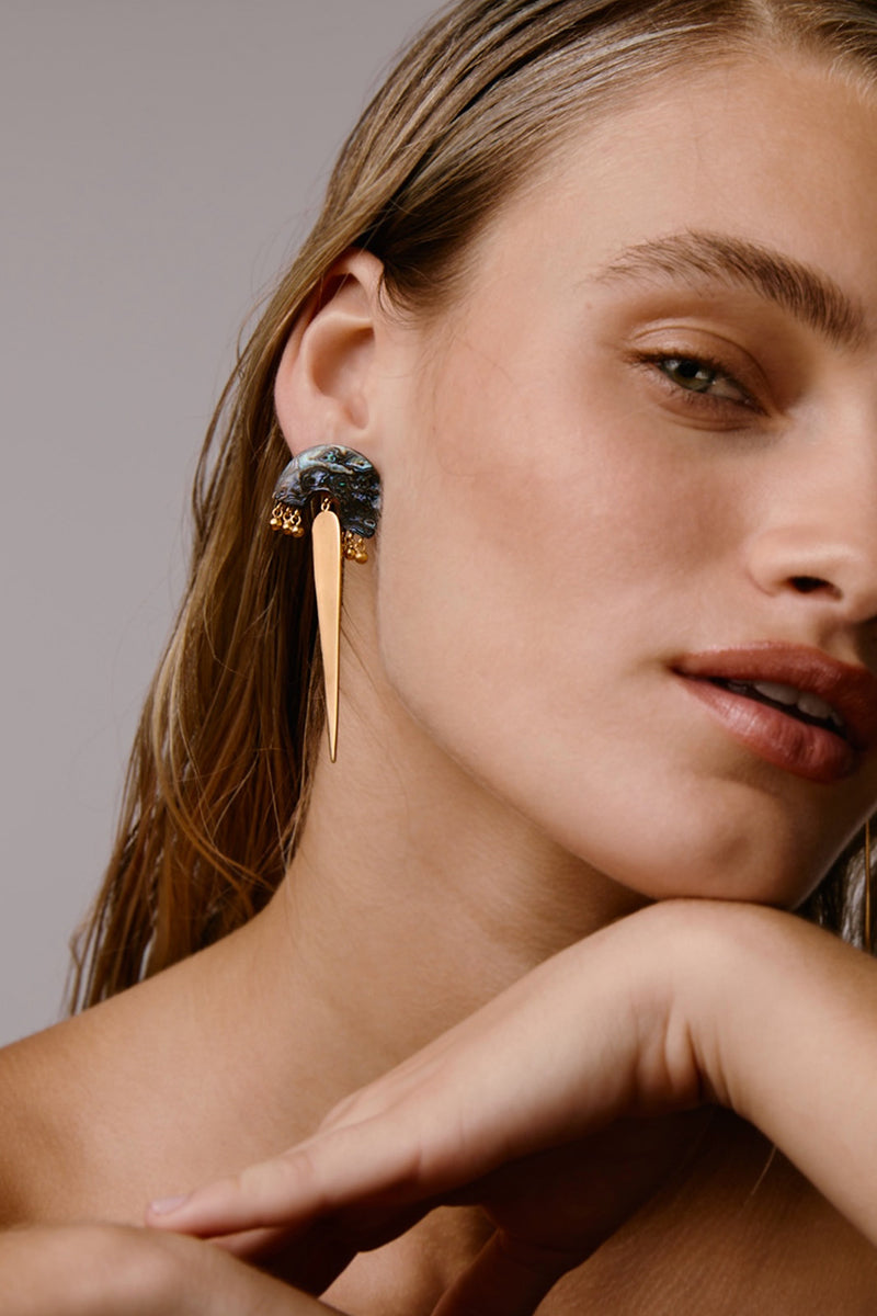 MAYA EARRINGS PAUA