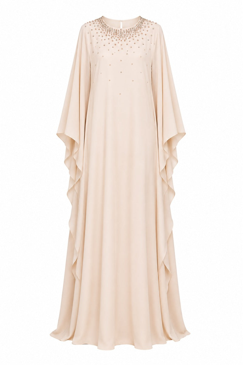 OPALINE DRESS IN VANILLA