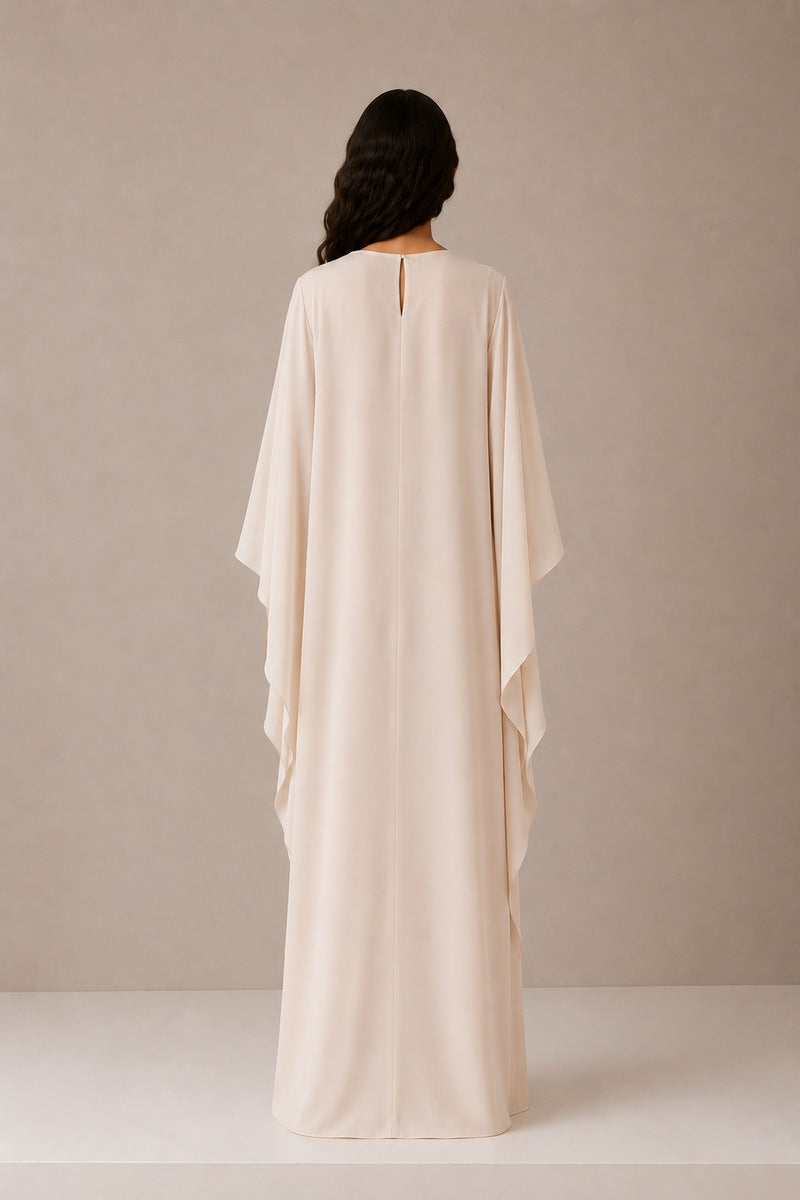 OPALINE DRESS IN VANILLA