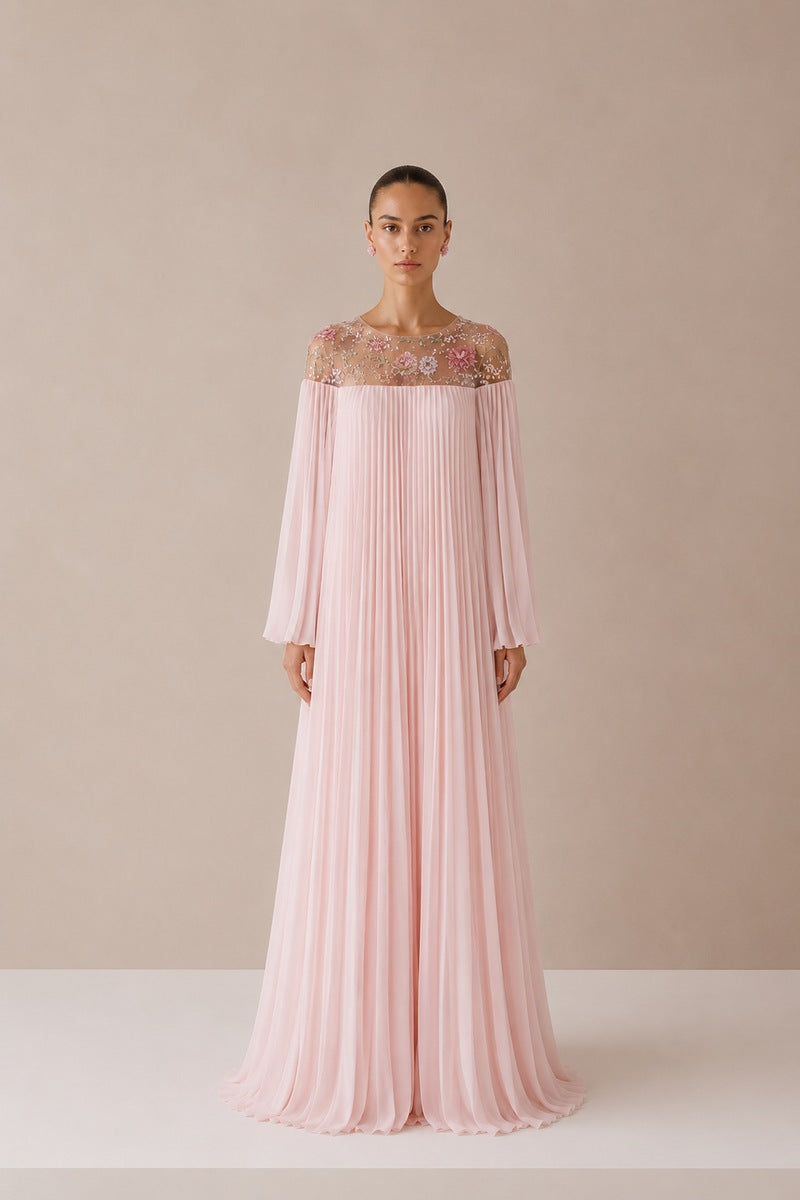 POLLEN DRESS IN LIGHT PINK