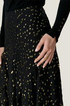 NOHA METALLIC DOT SKIRT
