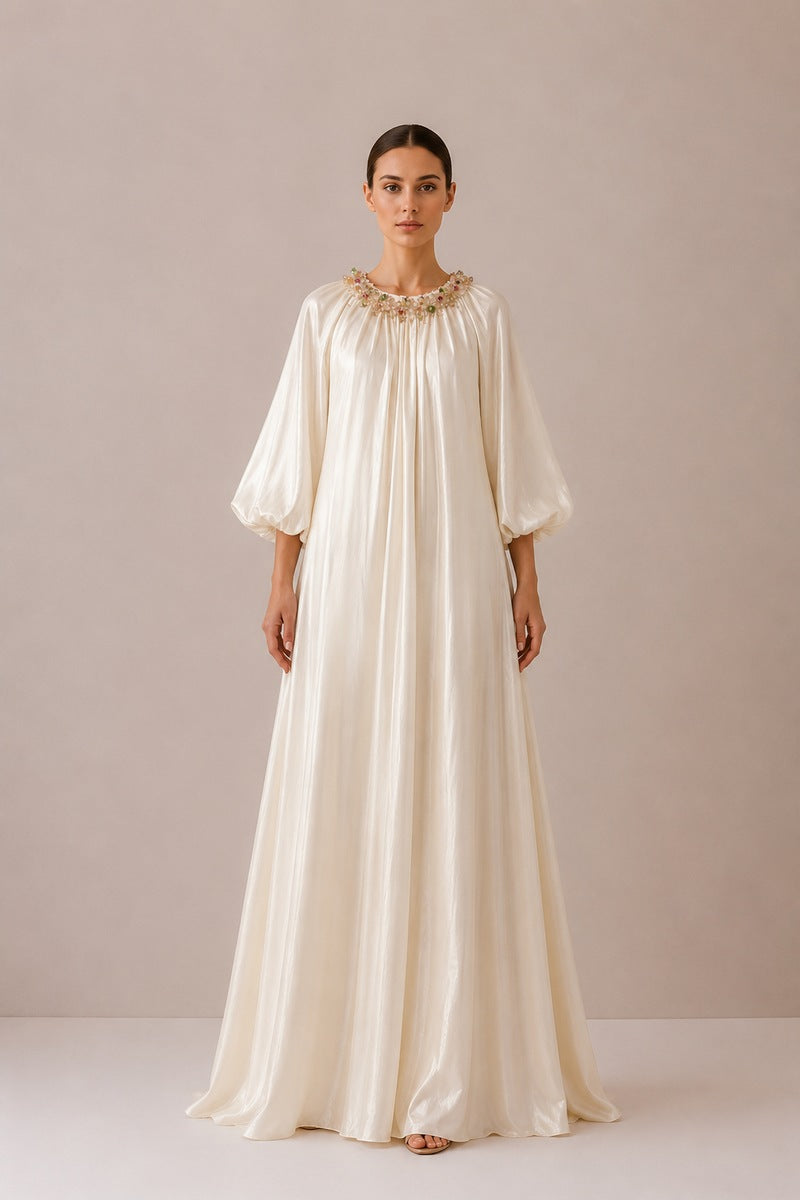 SEDEF DRESS IN VANILLA