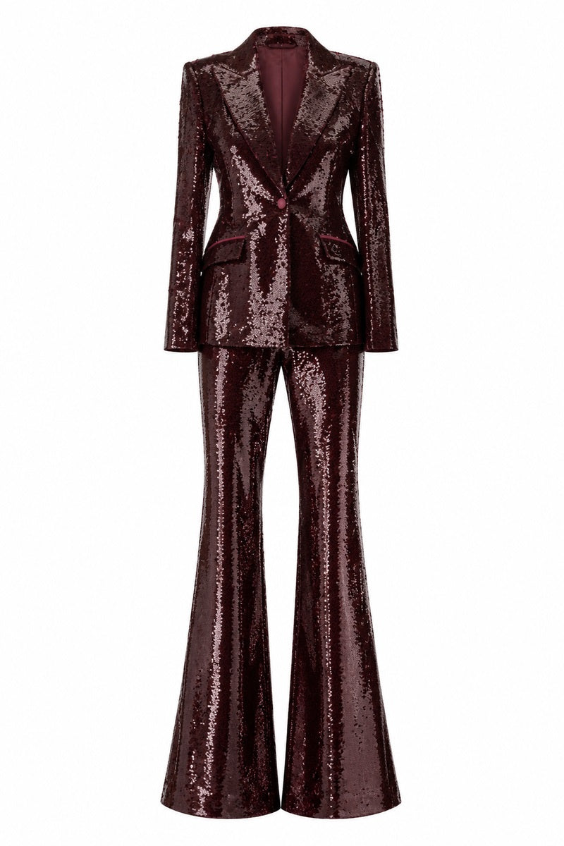 SEQUIN PEAK BLAZER