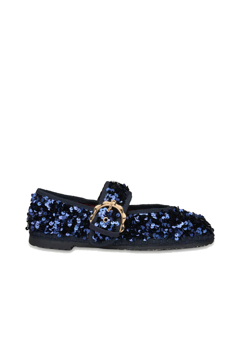 SOPHIE GLINDA NAVY FLATS