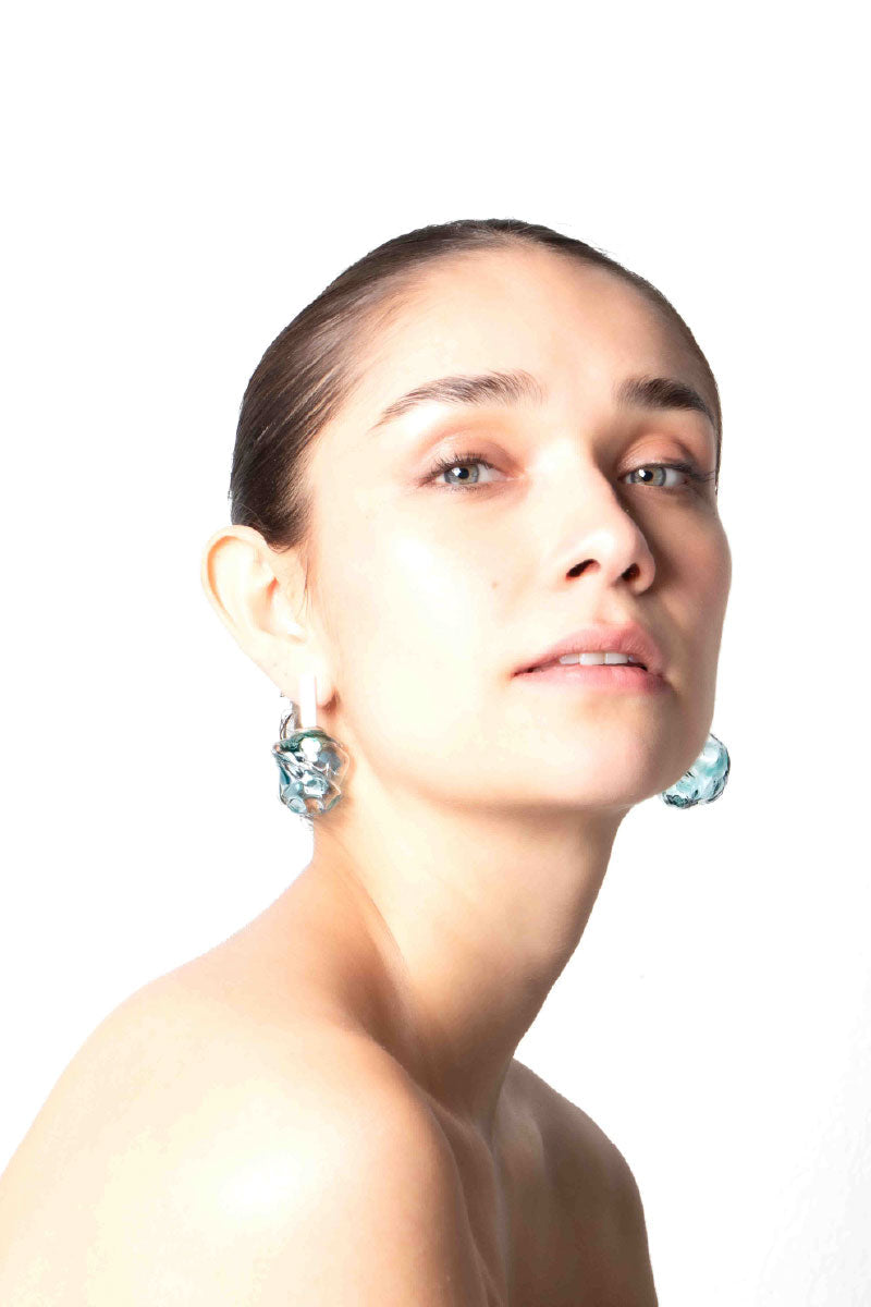 SOPLO M EARRINGS IN BLUE