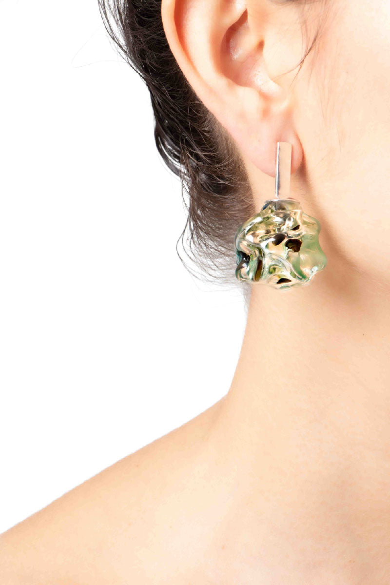 SOPLO M EARRINGS IN GREEN