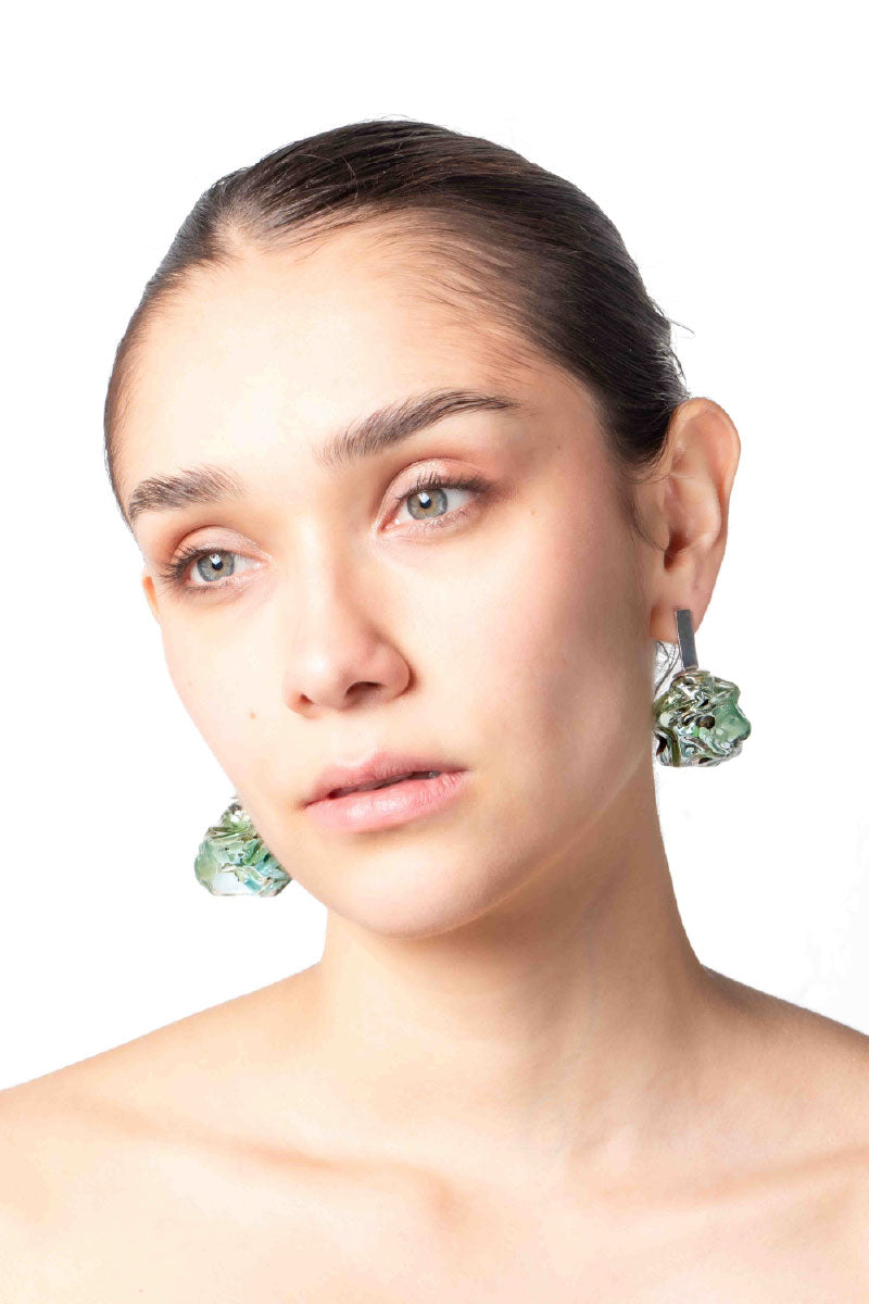 SOPLO M EARRINGS IN GREEN