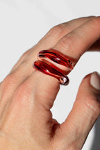 SOPLO REMOLINO RING IN RED