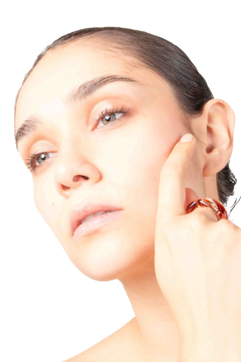 SOPLO REMOLINO RING IN RED