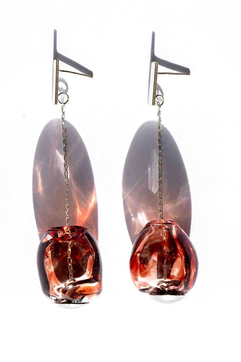 SOPLO S EARRINGS IN RED