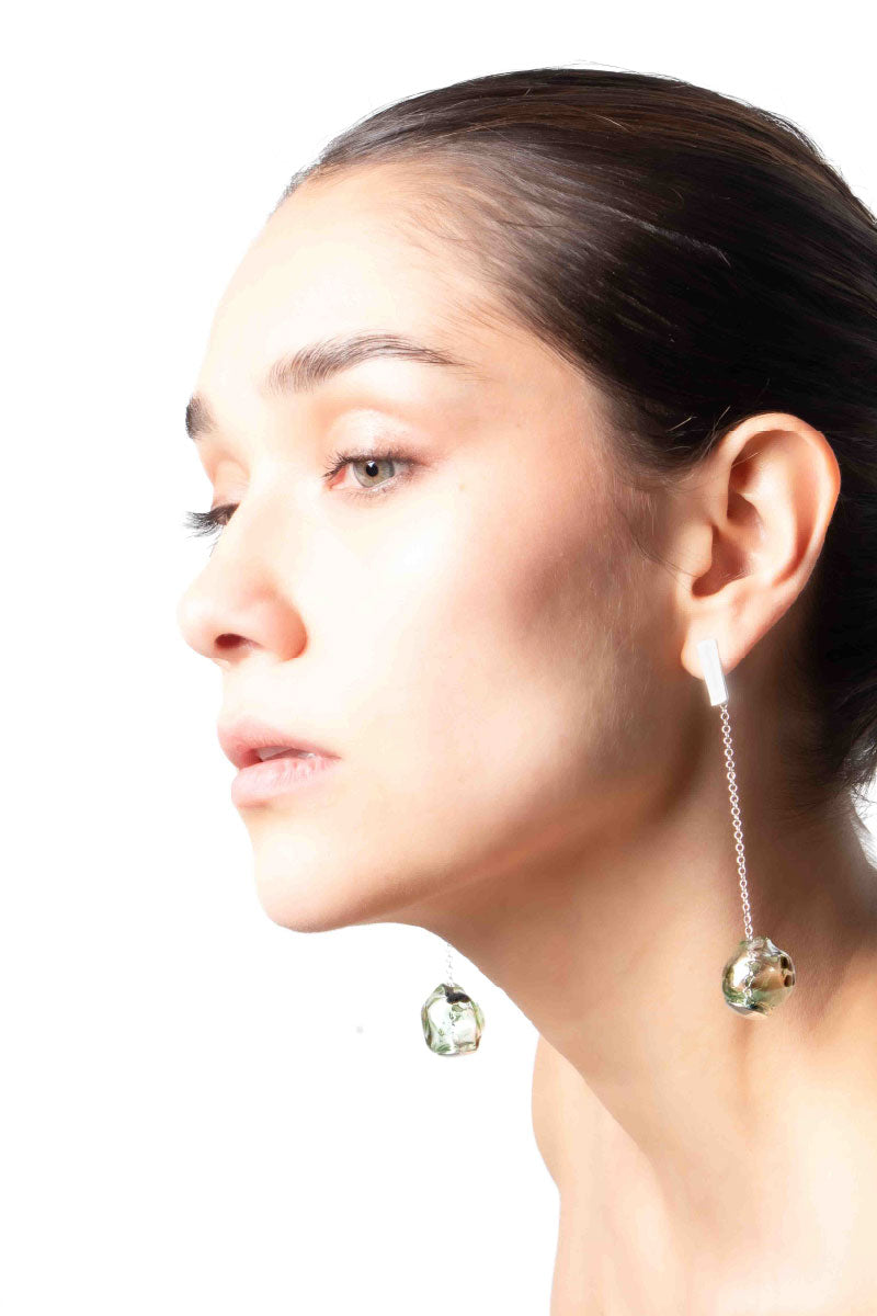 SOPLO S EARRINGS IN GREEN