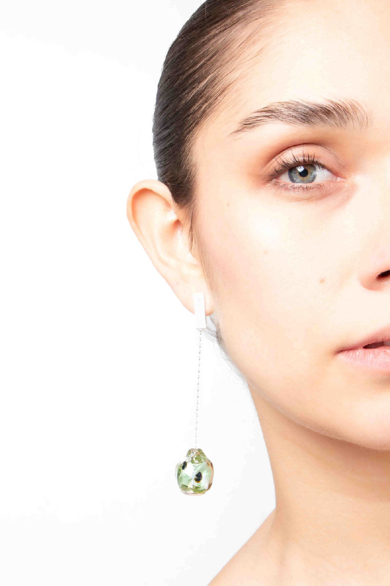 SOPLO S EARRINGS IN GREEN