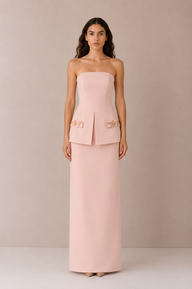 VERA DRESS IN LIGHT PINK