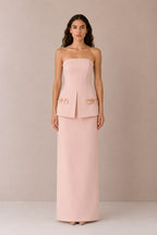 VERA DRESS IN LIGHT PINK