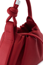 TINA BAGUETTE MINI NAPPA RUCHED IN RED