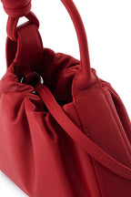 TINA BAGUETTE MINI NAPPA RUCHED IN RED
