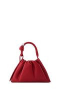 TINA BAGUETTE MINI NAPPA RUCHED IN RED
