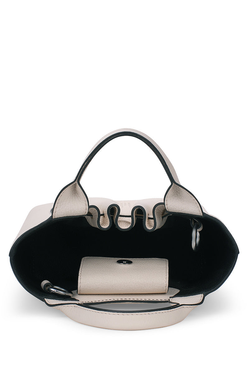 KATRINA MINI TOTE PEBBLE IN PUMICE