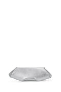 ELIZABETH BAGUETTE MINI CLUTCH IN SILVER