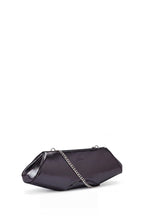 ELIZABETH BAGUETTE MINI CLUTCH IN HEMATITE