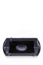 ELIZABETH BAGUETTE MINI CLUTCH IN HEMATITE