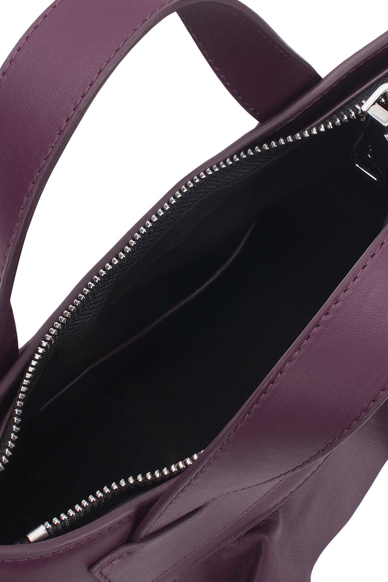 FRANCA BAG RUFFLE NAPPA IN CHERRY