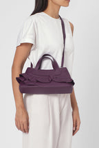 FRANCA BAG RUFFLE NAPPA IN CHERRY