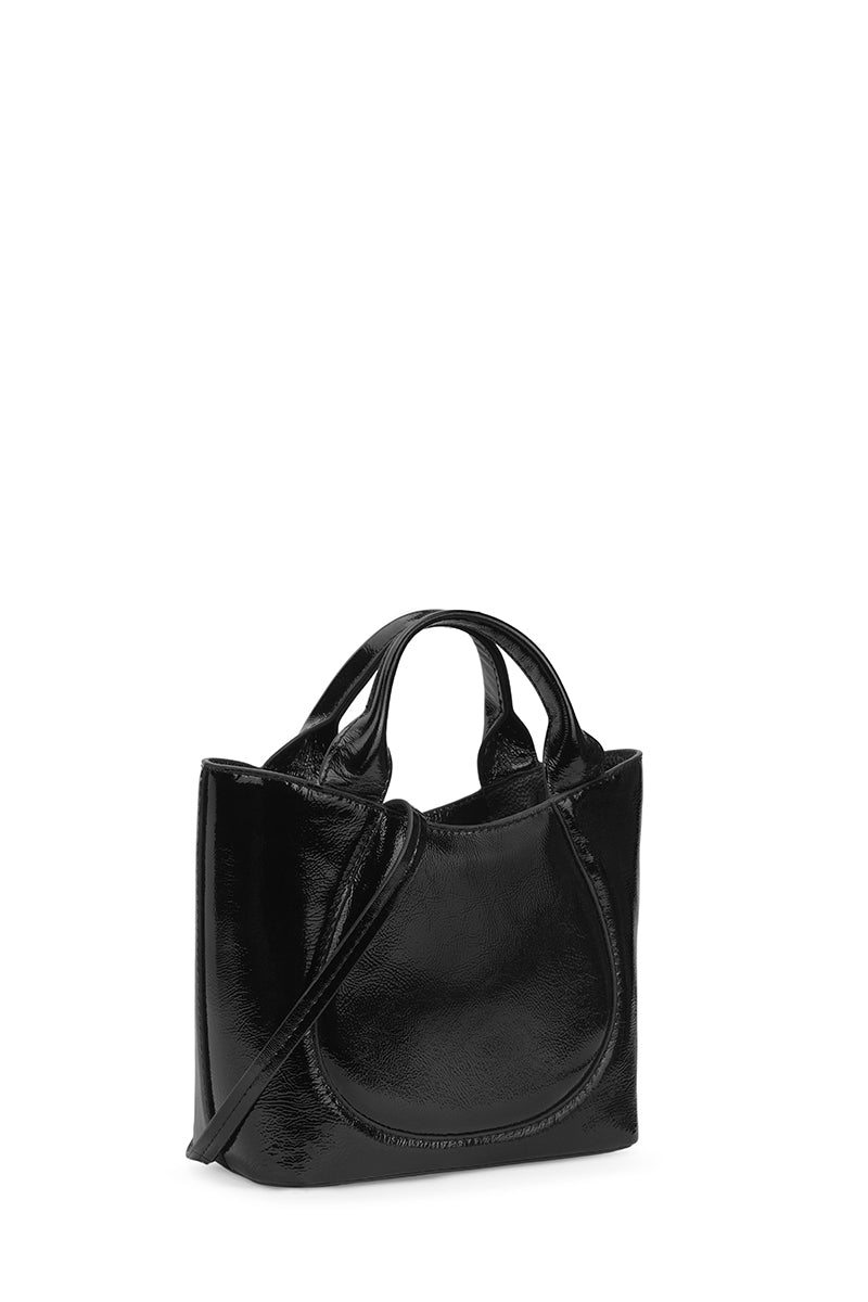 KATRINA MINI TOTE NO2 CRINKLE IN BLACK