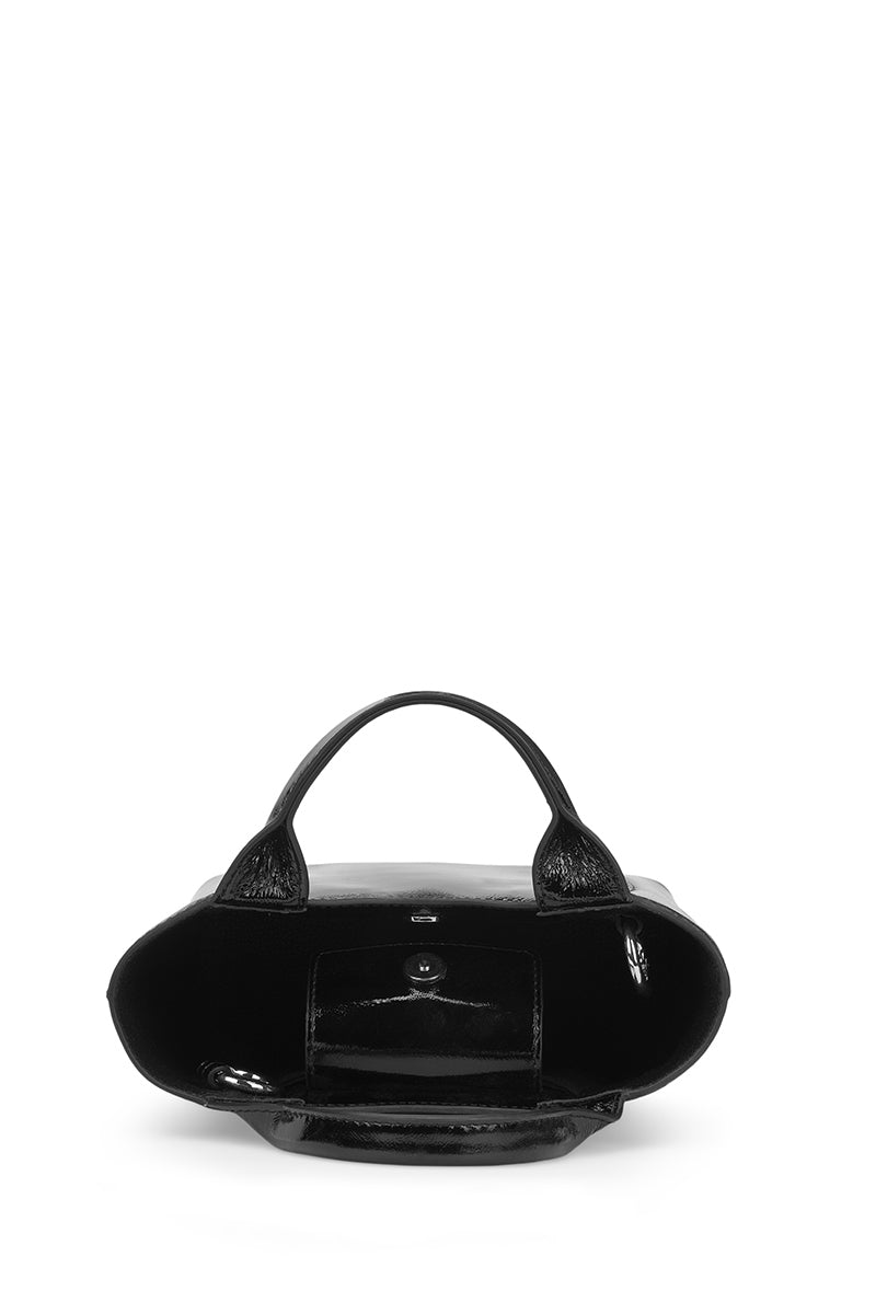 KATRINA MINI TOTE NO2 CRINKLE IN BLACK