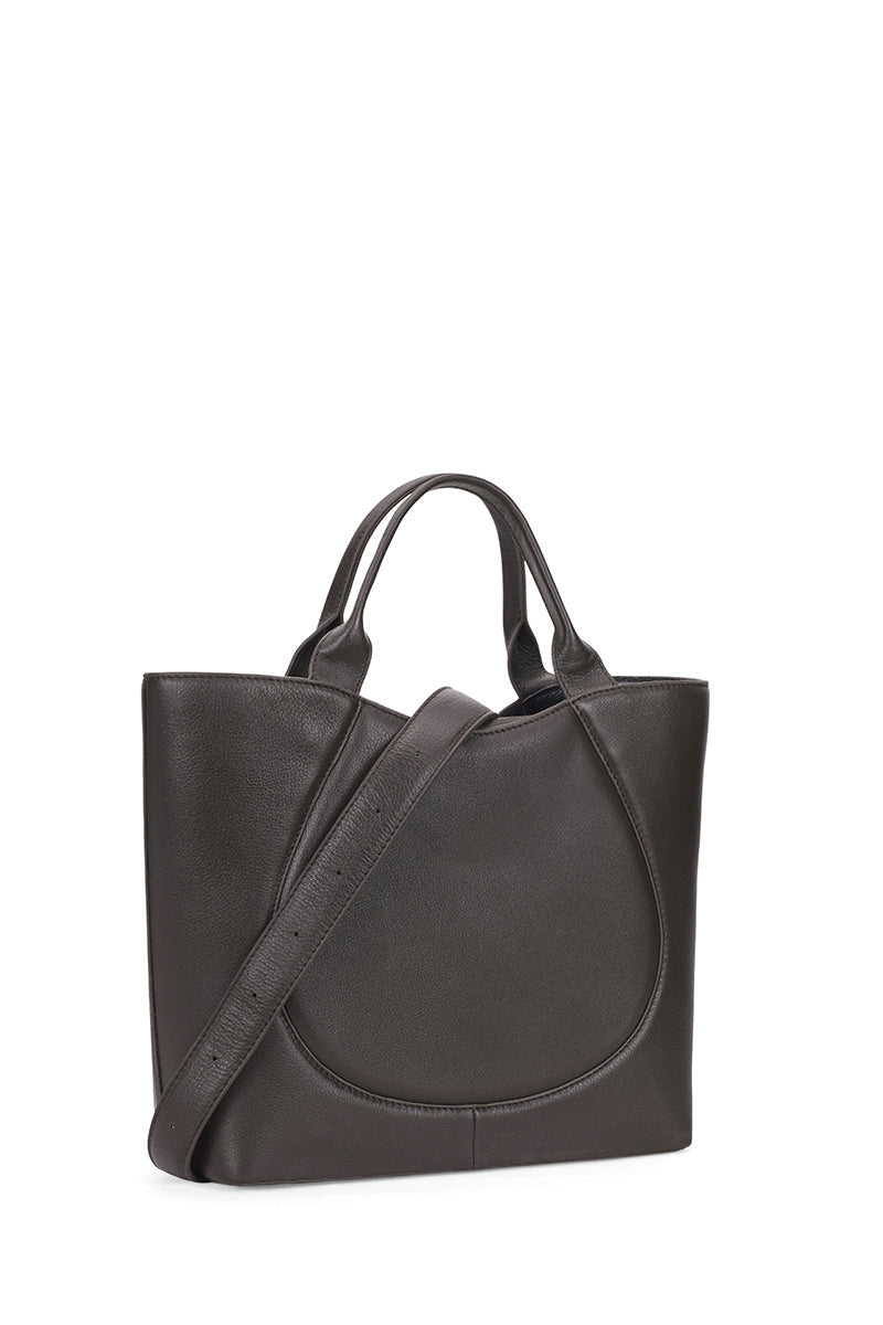 KATRINA SATCHEL MILLED IN CACAO