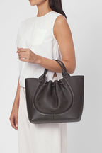KATRINA SATCHEL MILLED IN CACAO