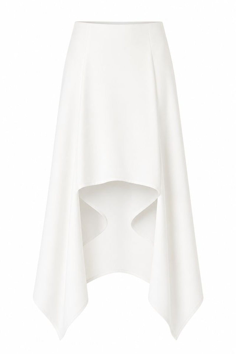 CREPE MIDI SKIRT