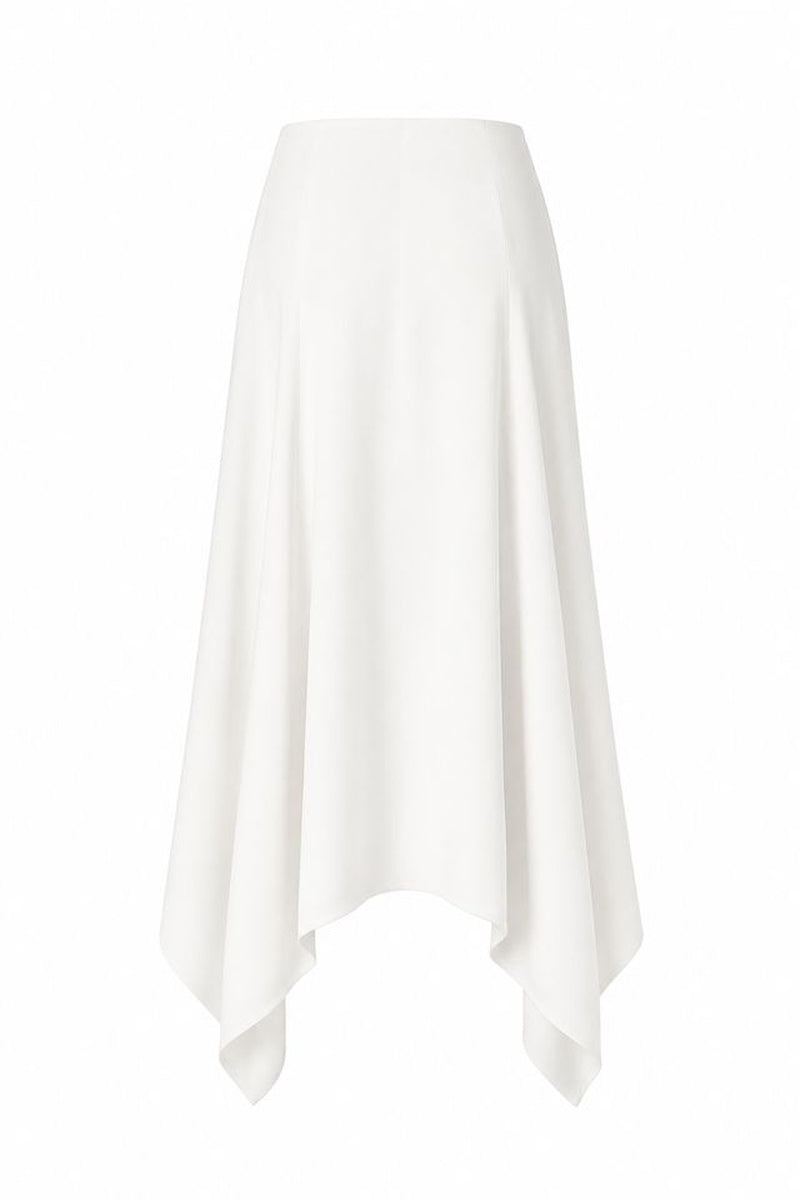 CREPE MIDI SKIRT